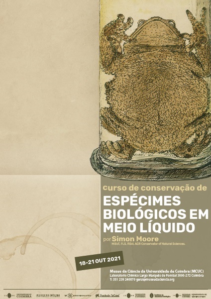 Curso de Conservação de Espécimes biológicos em meio líquido Curso de Conservação de Espécimes biológicos em meio líquido